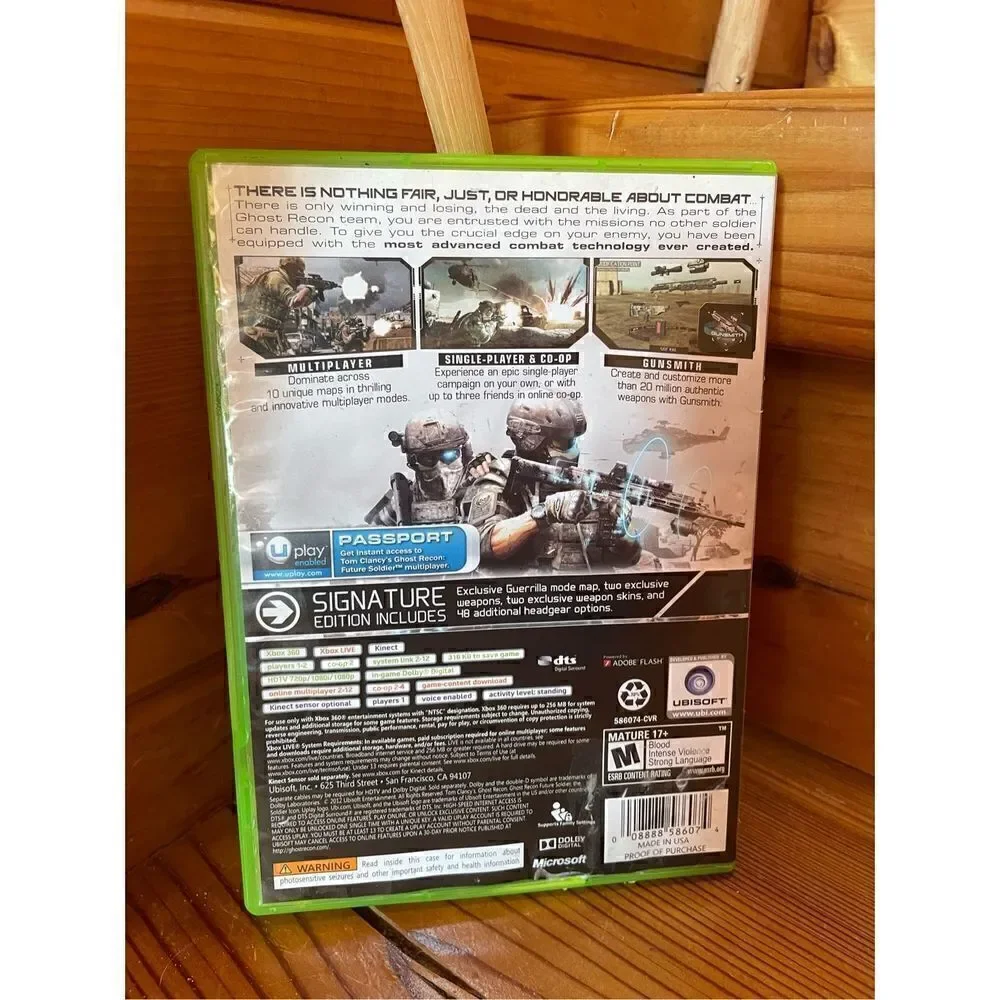 Tom Clancy's Ghost Recon Future Soldier Microsoft Xbox 360